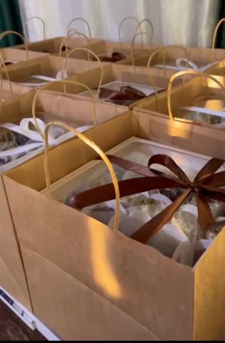 اكياس ورق قاعدة عريضة حجمين